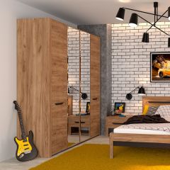 АФИНА А11а Шкаф для одежды (крафт) в Добрянке - dobryanka.mebel24.online | фото 2