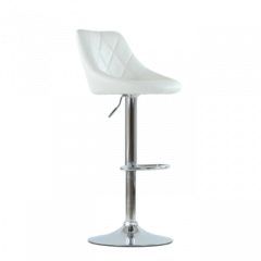 Барный стул Barneo N-83 Comfort (Комфорт) белый в Добрянке - dobryanka.mebel24.online | фото