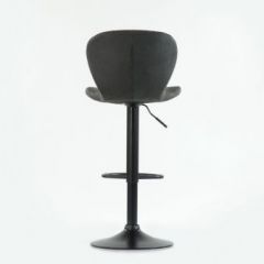 Барный стул Barneo N-86 Time / Black / VPU Dark Gray Vintage серый винтаж 970-11 в Добрянке - dobryanka.mebel24.online | фото 2