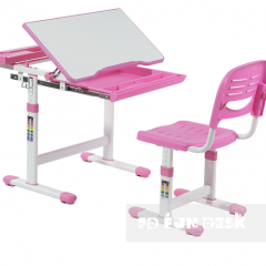 Комплект парта + стул трансформеры Cantare Pink в Добрянке - dobryanka.mebel24.online | фото