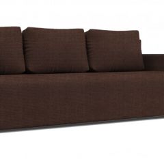 Диван Алиса 4 Shaggy CHOCOLATE - Teos Dark Brown в Добрянке - dobryanka.mebel24.online | фото