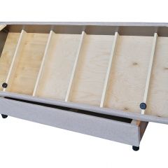 Диван-кровать Комфорт без подлокотников (4 подушки) BALTIC COFFE-LATTE в Добрянке - dobryanka.mebel24.online | фото 12