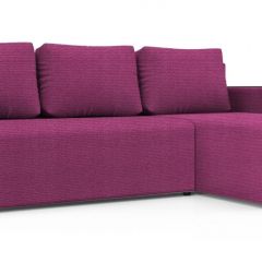 Диван угловой Алиса 3 Shaggy FUCHSIA - TEOS BLACK в Добрянке - dobryanka.mebel24.online | фото