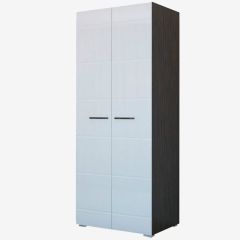Фиеста №2 Шкаф со штангой (Венге/Белый глянец) в Добрянке - dobryanka.mebel24.online | фото