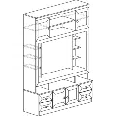 Гостиная Инна 3 Денвер светлый в Добрянке - dobryanka.mebel24.online | фото 7