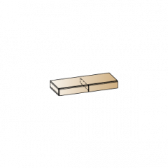 Гостиная Камелия Композиция 12 (Снежный ясень) в Добрянке - dobryanka.mebel24.online | фото 6