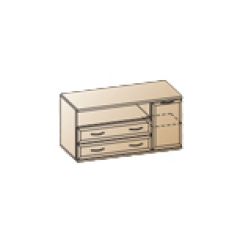Гостиная Карина Композиция 22 (Акация Молдау) в Добрянке - dobryanka.mebel24.online | фото 8