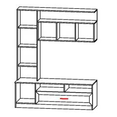 ПРАГА Гостиная (модульная) в Добрянке - dobryanka.mebel24.online | фото 7