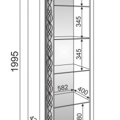 Гостиная Скарлетт (Бодега светлая) в Добрянке - dobryanka.mebel24.online | фото 5