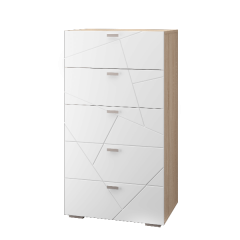 Гостиная Скайлайн (модульная) Дуб сонома/белый в Добрянке - dobryanka.mebel24.online | фото 2
