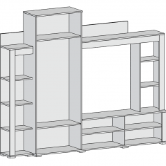 Гостиная Техас в Добрянке - dobryanka.mebel24.online | фото 4