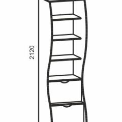 Киви №11 Пенал с 2мя ящ., (ЛДСП молочный дуб/лайм) в Добрянке - dobryanka.mebel24.online | фото 2