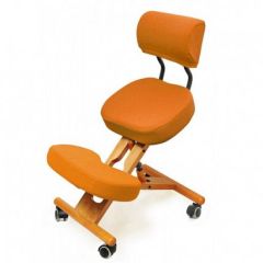 Коленный стул со спинкой Smartstool KW02В + Чехлы в Добрянке - dobryanka.mebel24.online | фото 4