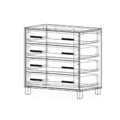 Комод 4 ящика "Лофт 8" в Добрянке - dobryanka.mebel24.online | фото 2