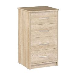 Комод 480 с 4-ящиками (Дуб сонома светлый) в Добрянке - dobryanka.mebel24.online | фото