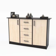 Комод К-2.1 (Венге/Дуб молочный) в Добрянке - dobryanka.mebel24.online | фото