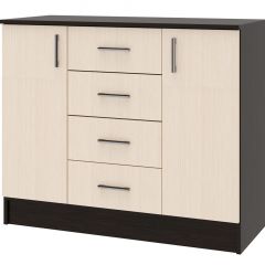 СОФИЯ Комод К1000 2Д (венге/дуб белфорт) в Добрянке - dobryanka.mebel24.online | фото
