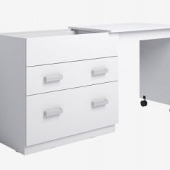 Комод-трансформер, с 2мя ящ. (Белый) в Добрянке - dobryanka.mebel24.online | фото 2