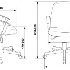 Кресло Бюрократ CH-808-LOW/#G серый 3C1 в Добрянке - dobryanka.mebel24.online | фото 4