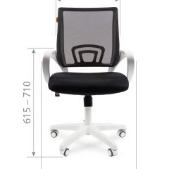 Кресло для оператора CHAIRMAN 696 white (ткань TW-16/сетка TW-66) в Добрянке - dobryanka.mebel24.online | фото 5