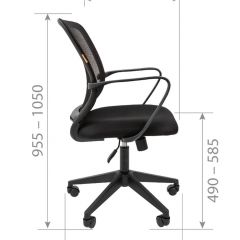 Кресло для оператора CHAIRMAN 698 (ткань/сетка TW - оранжевый) в Добрянке - dobryanka.mebel24.online | фото 3