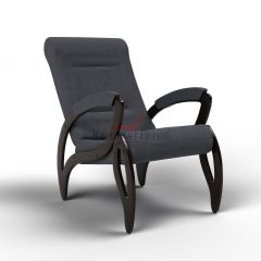 Кресло для отдыха Зельден 20-Т-ГР (тканьвенге) ГРАФИТ в Добрянке - dobryanka.mebel24.online | фото