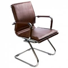 Кресло для посетителя Бюрократ CH-993-Low-V/Brown коричневый в Добрянке - dobryanka.mebel24.online | фото 1