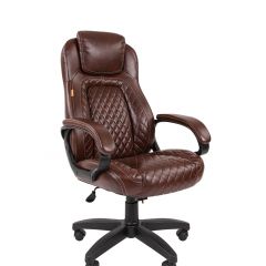 Кресло для руководителя  CHAIRMAN 432 (Экокожа коричневая) в Добрянке - dobryanka.mebel24.online | фото