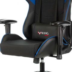 Кресло игровое Бюрократ VIKING 4 AERO BLUE черный/синий в Добрянке - dobryanka.mebel24.online | фото 5