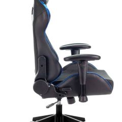 Кресло игровое Бюрократ VIKING 4 AERO BLUE черный/синий в Добрянке - dobryanka.mebel24.online | фото 8