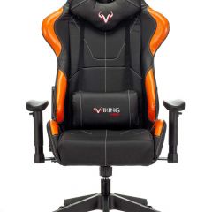 Кресло игровое Бюрократ VIKING 5 AERO ORANGE черный/оранжевый в Добрянке - dobryanka.mebel24.online | фото 3