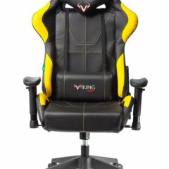 Кресло игровое Бюрократ VIKING 5 AERO YELLOW черный/желтый в Добрянке - dobryanka.mebel24.online | фото 3