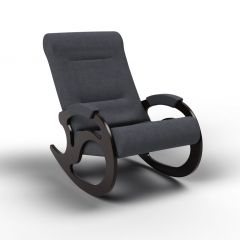 Кресло-качалка Вилла 11-Т-ГР (тканьвенге) ГРАФИТ в Добрянке - dobryanka.mebel24.online | фото