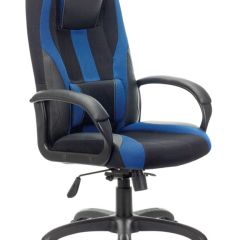 Кресло компьютерное BRABIX PREMIUM "Rapid GM-102" (экокожа/ткань, черное/синее) 532106 в Добрянке - dobryanka.mebel24.online | фото 1