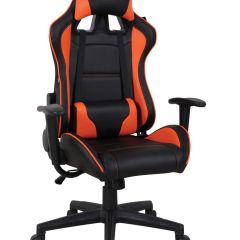 Кресло компьютерное BRABIX "GT Racer GM-100" (черное/оранжевое) 531925 в Добрянке - dobryanka.mebel24.online | фото