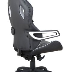 Кресло компьютерное BRABIX "Techno Pro GM-003" (черное/серое, вставки серые) 531814 в Добрянке - dobryanka.mebel24.online | фото 4