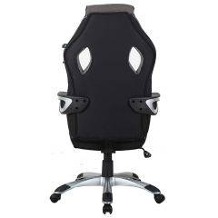 Кресло компьютерное BRABIX Techno GM-002 (ткань) черное/серое, вставки белые (531815) в Добрянке - dobryanka.mebel24.online | фото 6