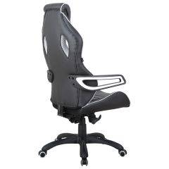 Кресло компьютерное BRABIX Techno Pro GM-003 (экокожа черное/серое, вставки серые) 531814 в Добрянке - dobryanka.mebel24.online | фото 7
