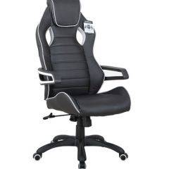 Кресло компьютерное BRABIX Techno Pro GM-003 (экокожа черное/серое, вставки серые) 531814 в Добрянке - dobryanka.mebel24.online | фото 2