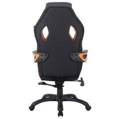 Кресло компьютерное BRABIX Techno Pro GM-003 (ткань черное/серое, вставки оранжевые) 531813 в Добрянке - dobryanka.mebel24.online | фото 5