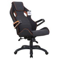 Кресло компьютерное BRABIX Techno Pro GM-003 (ткань черное/серое, вставки оранжевые) 531813 в Добрянке - dobryanka.mebel24.online | фото 8