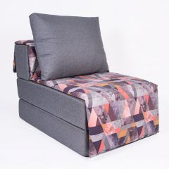 Кресло-кровать бескаркасное Харви (серый-сноу манго) в Добрянке - dobryanka.mebel24.online | фото