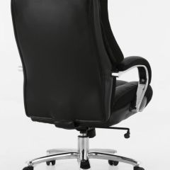Кресло офисное BRABIX PREMIUM "Bomer HD-007" (рециклированная кожа, хром, черное) 531939 в Добрянке - dobryanka.mebel24.online | фото 4