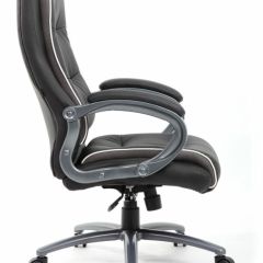 Кресло офисное BRABIX PREMIUM "Strong HD-009" (экокожа черная, ткань серая) 531945 в Добрянке - dobryanka.mebel24.online | фото 3