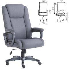 Кресло офисное BRABIX "Solid HD-005" (ткань/серое) 531823 в Добрянке - dobryanka.mebel24.online | фото