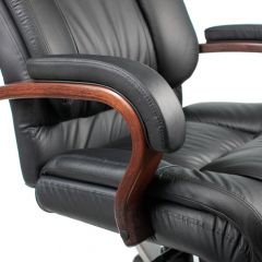 Кресло руководителя Бюрократ T-9925WALNUT/BLACK в Добрянке - dobryanka.mebel24.online | фото 4