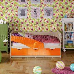 Кровать Бабочки (Оранжевый металлик) 1800 в Добрянке - dobryanka.mebel24.online | фото