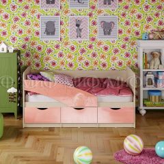 Кровать Бабочки (Розовый металлик) 1800 в Добрянке - dobryanka.mebel24.online | фото 1