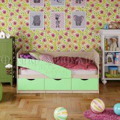 Кровать Бабочки (Салатовый матовый) 1600 в Добрянке - dobryanka.mebel24.online | фото