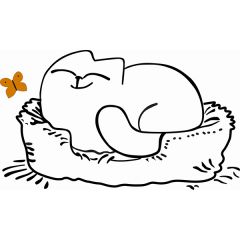 Кровать двухуровневая Кот № 900.1 ПРАВАЯ (туя светлая/белый) в Добрянке - dobryanka.mebel24.online | фото 2